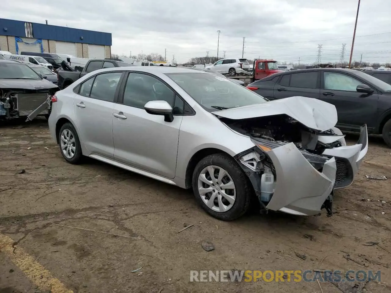 4 Photograph of a damaged car 5YFEPMAE2MP224370 TOYOTA COROLLA 2021