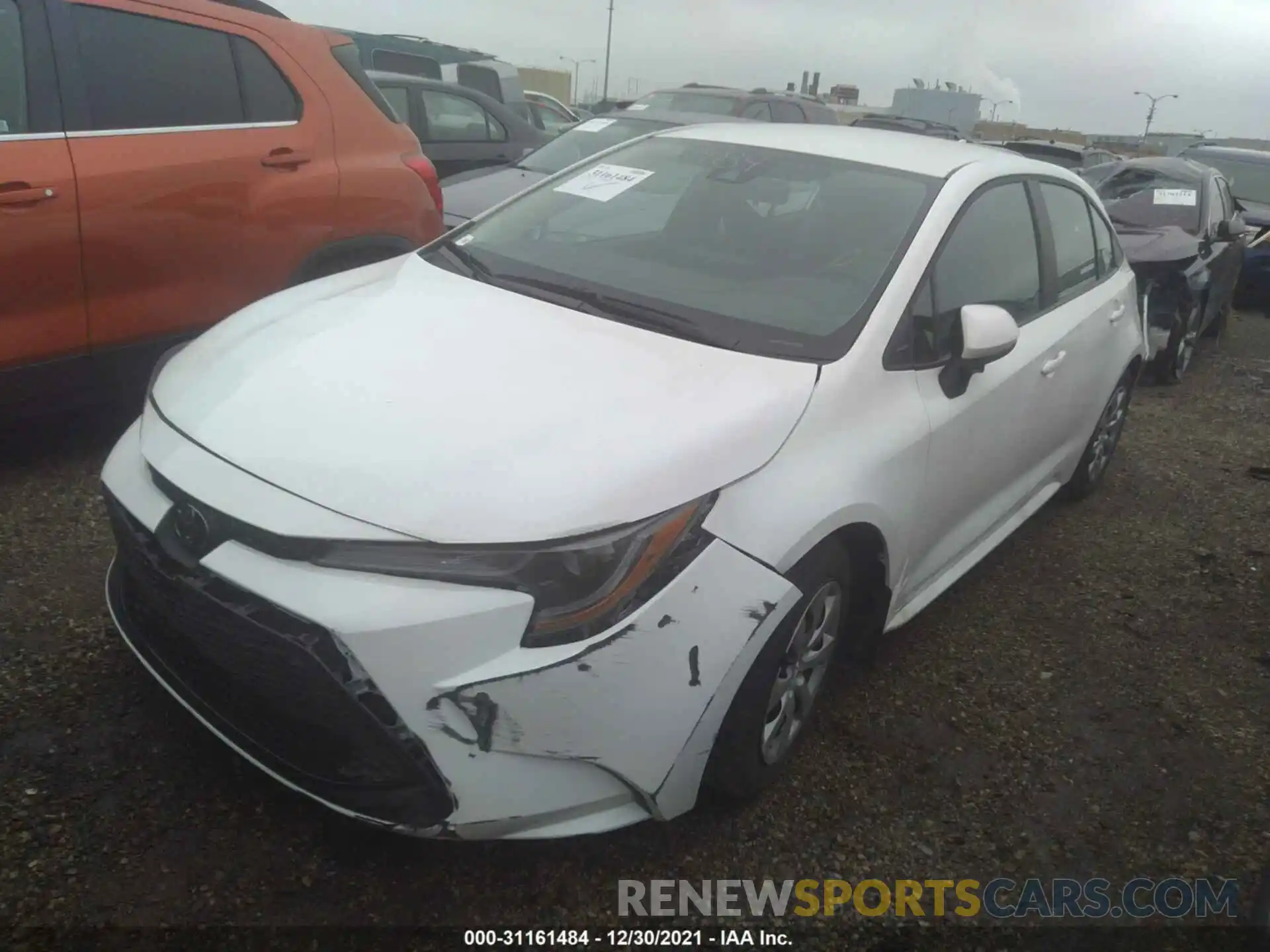 2 Photograph of a damaged car 5YFEPMAE2MP230881 TOYOTA COROLLA 2021