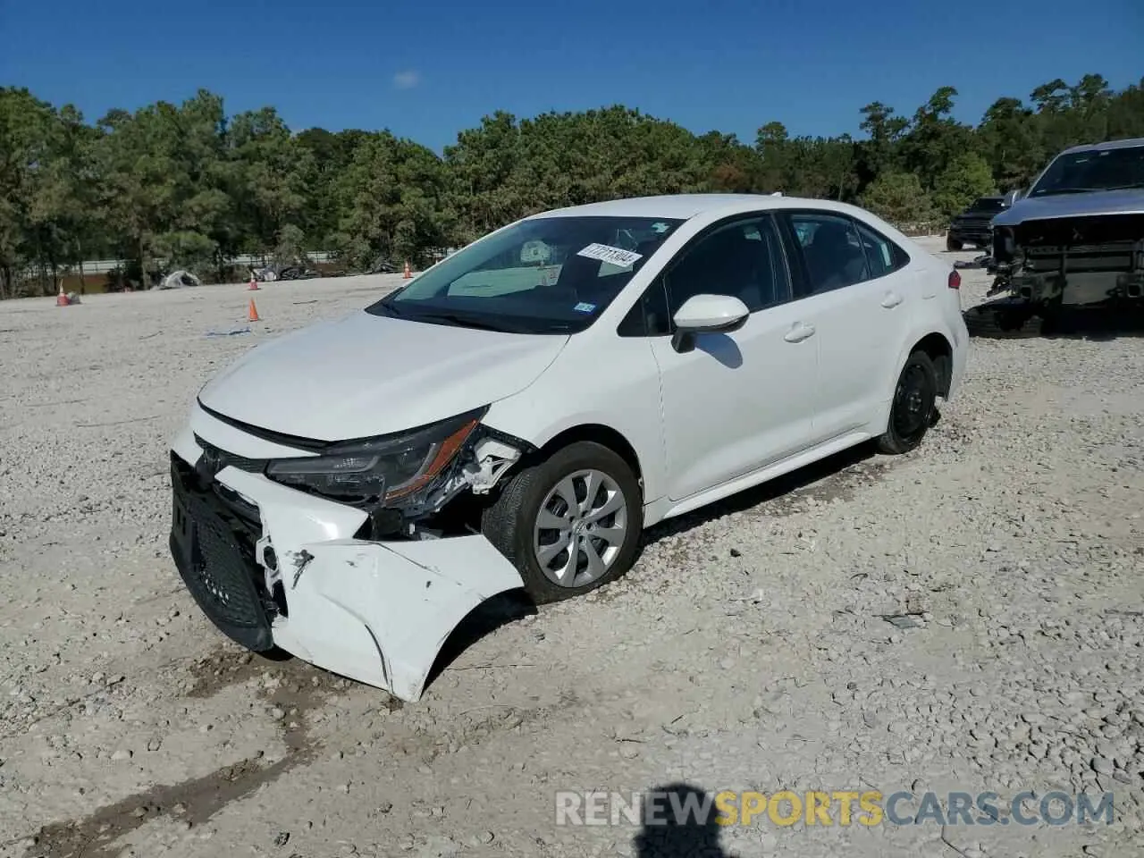 1 Photograph of a damaged car 5YFEPMAE2MP232565 TOYOTA COROLLA 2021