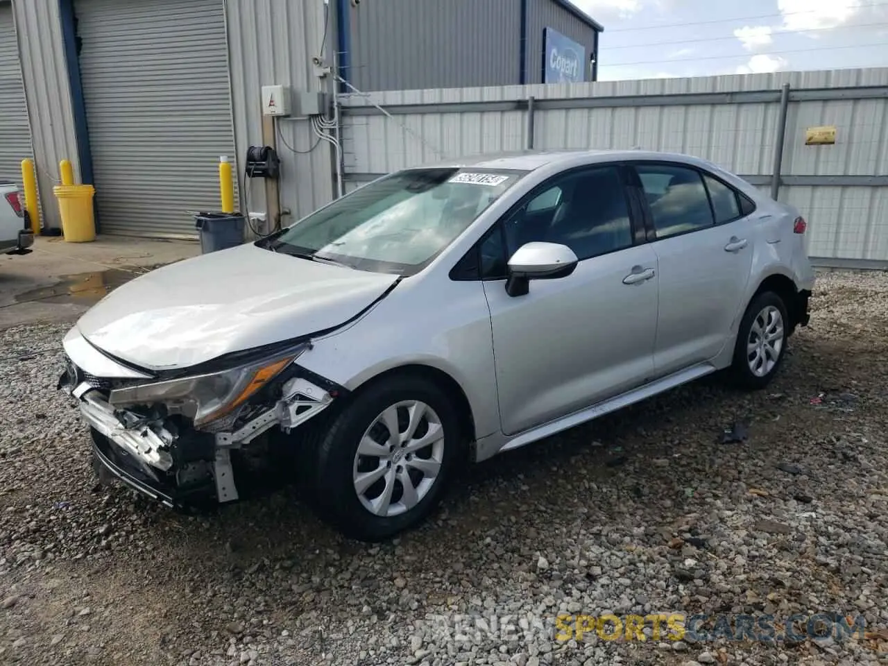 1 Photograph of a damaged car 5YFEPMAE2MP234123 TOYOTA COROLLA 2021