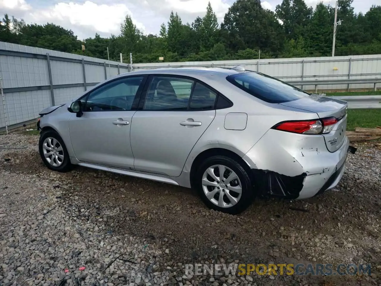 2 Photograph of a damaged car 5YFEPMAE2MP234123 TOYOTA COROLLA 2021