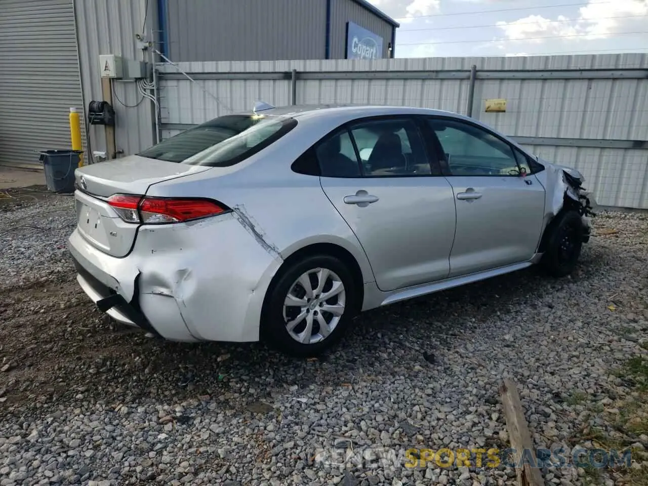 3 Photograph of a damaged car 5YFEPMAE2MP234123 TOYOTA COROLLA 2021