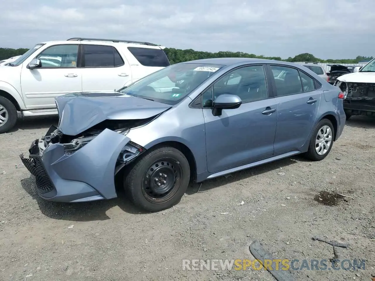 1 Photograph of a damaged car 5YFEPMAE2MP249821 TOYOTA COROLLA 2021
