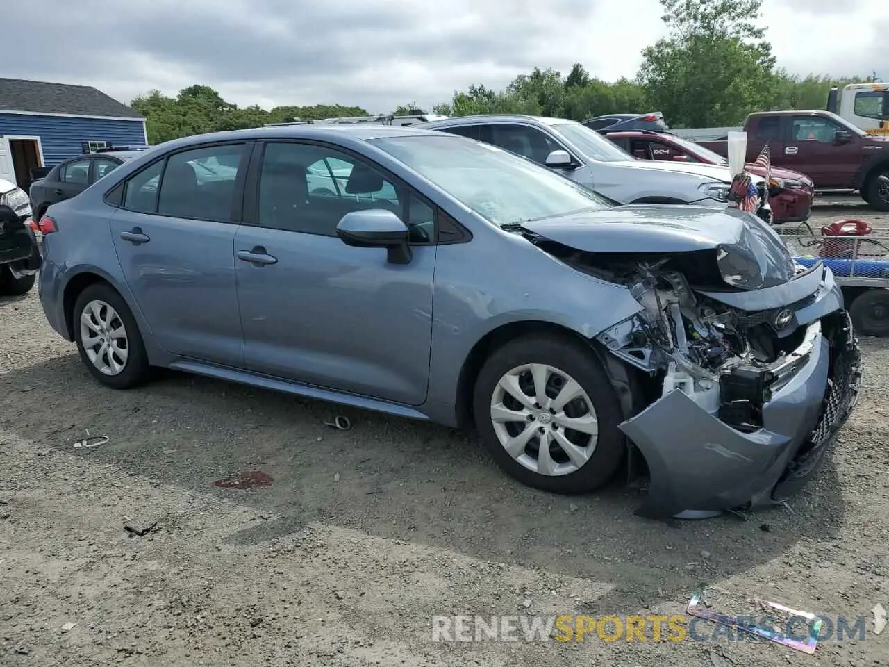 4 Photograph of a damaged car 5YFEPMAE2MP249821 TOYOTA COROLLA 2021