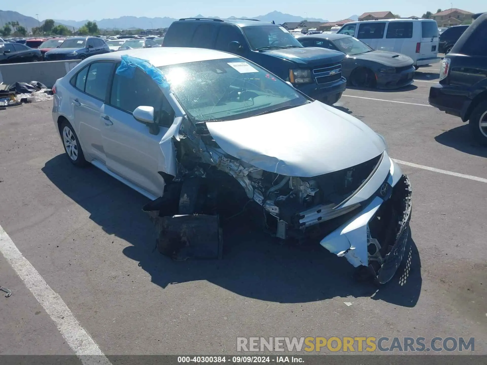 1 Photograph of a damaged car 5YFEPMAE2MP250015 TOYOTA COROLLA 2021
