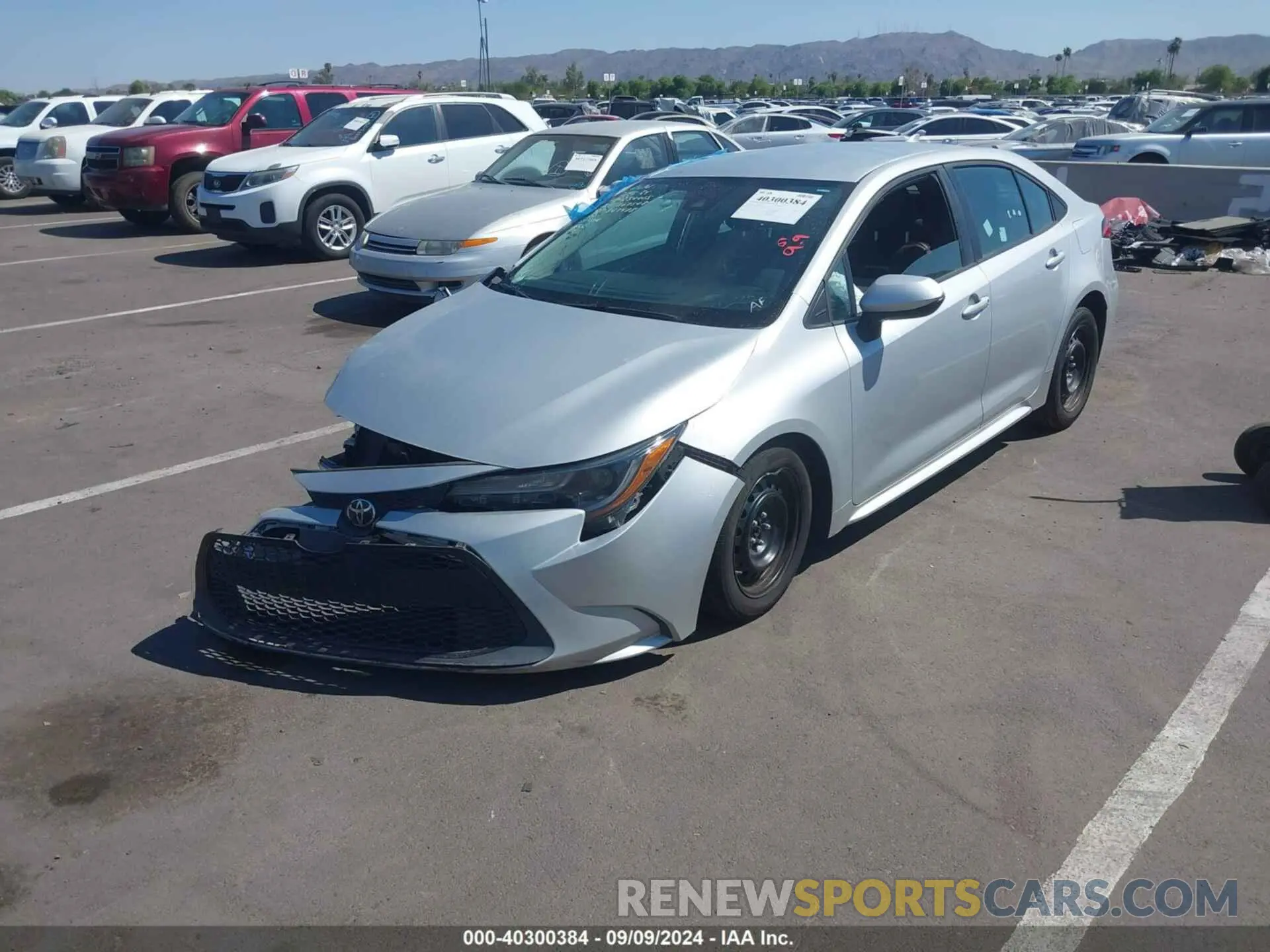 2 Photograph of a damaged car 5YFEPMAE2MP250015 TOYOTA COROLLA 2021