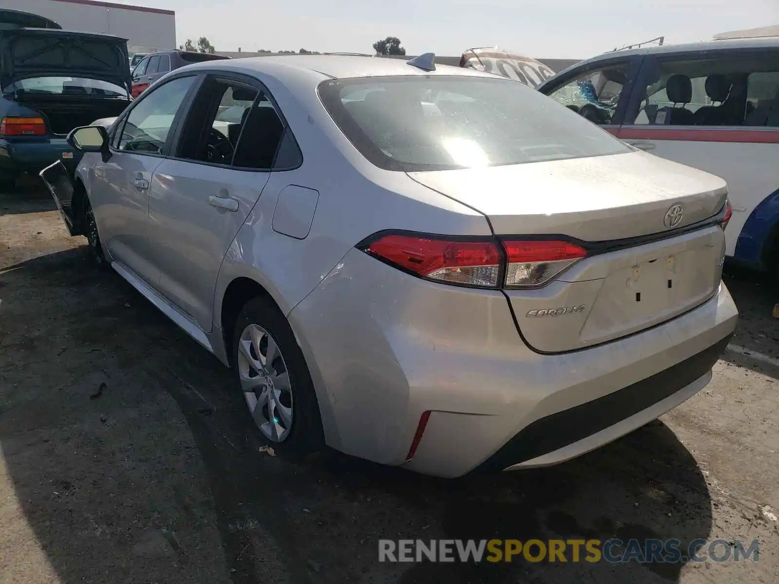 3 Photograph of a damaged car 5YFEPMAE2MP252508 TOYOTA COROLLA 2021