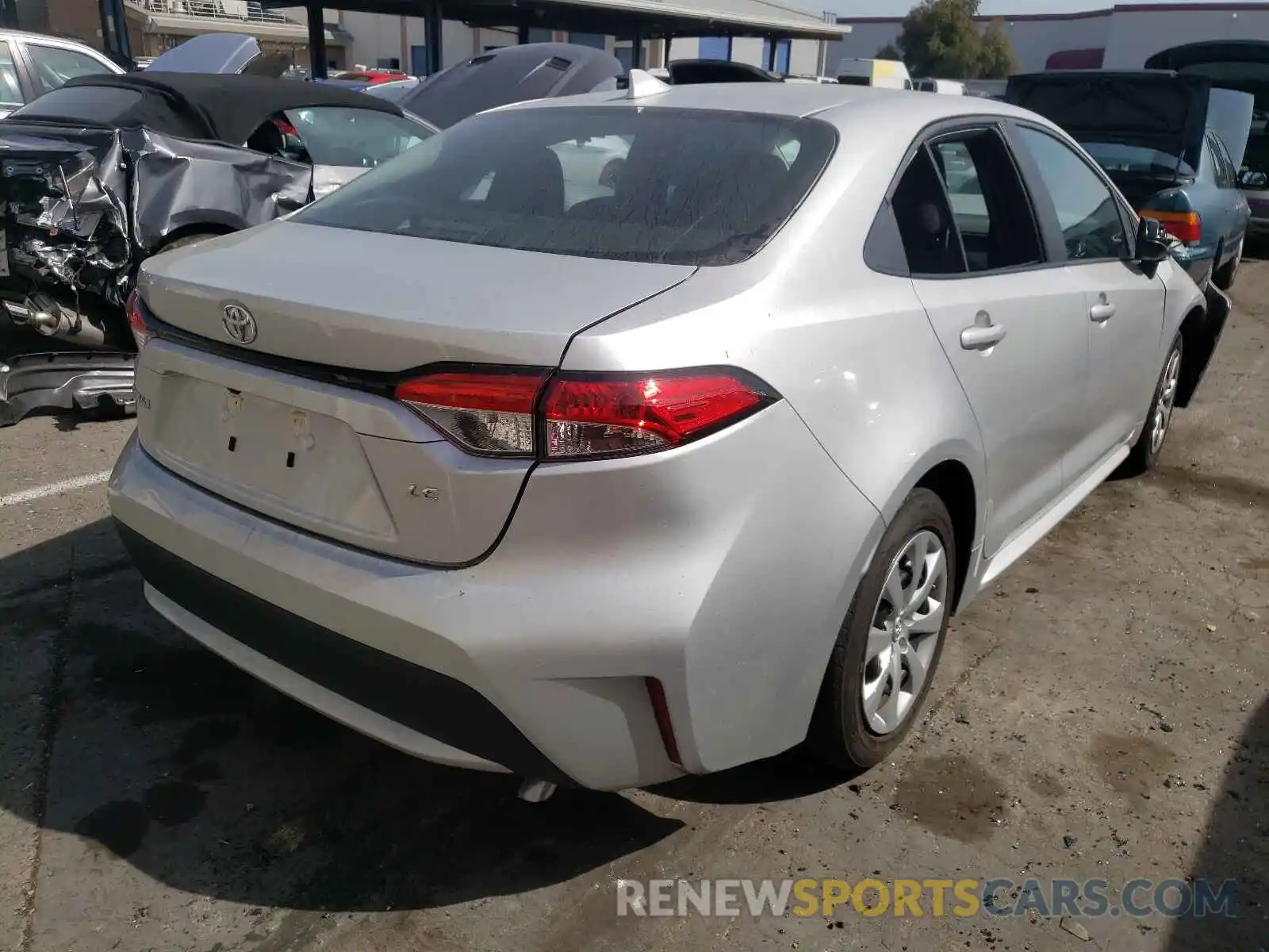 4 Photograph of a damaged car 5YFEPMAE2MP252508 TOYOTA COROLLA 2021