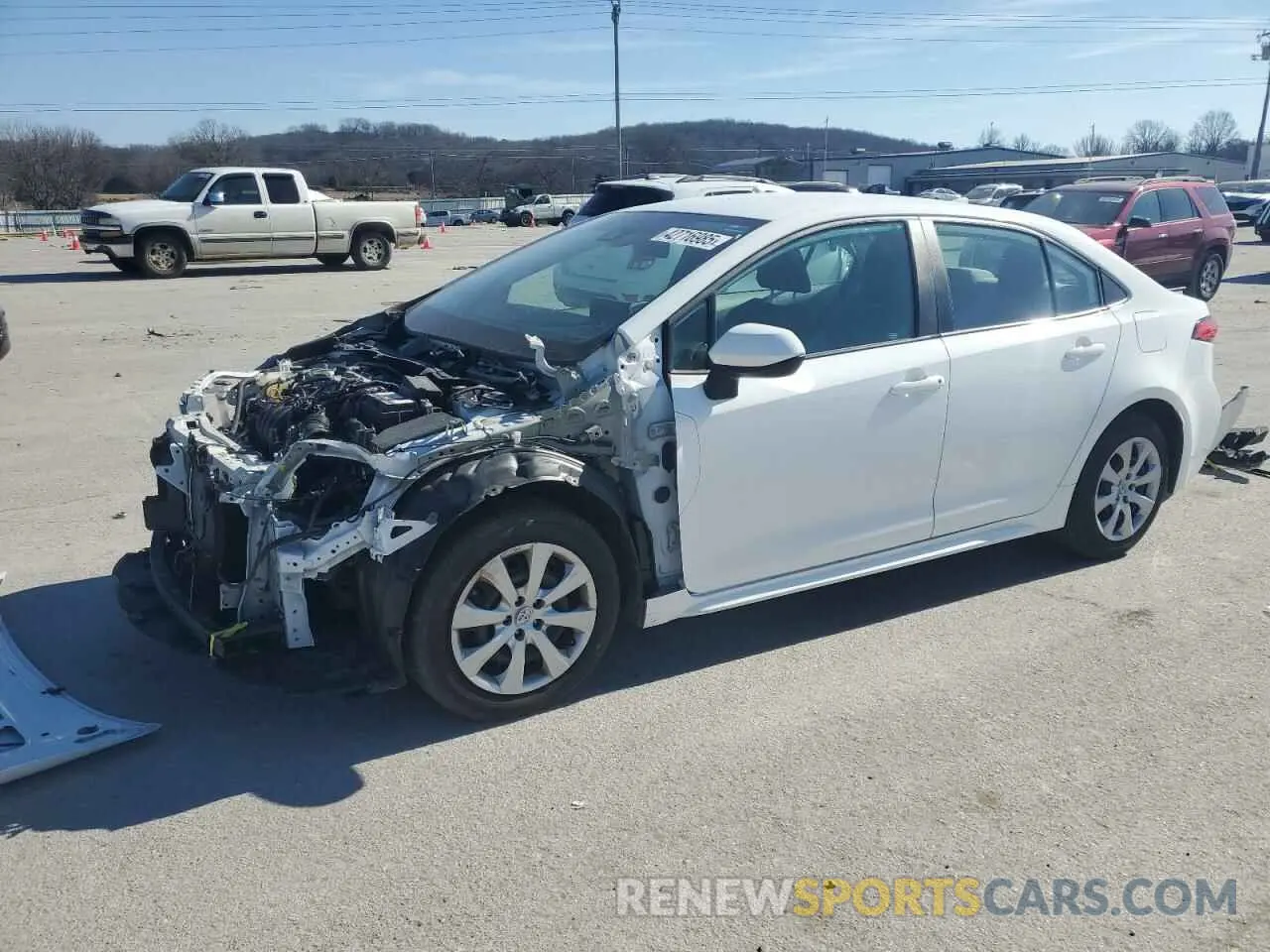 1 Photograph of a damaged car 5YFEPMAE2MP254713 TOYOTA COROLLA 2021