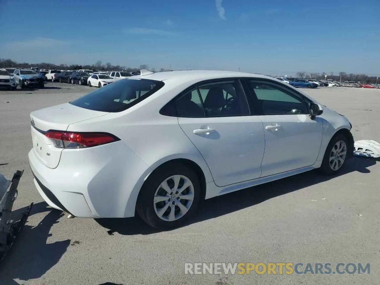 3 Photograph of a damaged car 5YFEPMAE2MP254713 TOYOTA COROLLA 2021