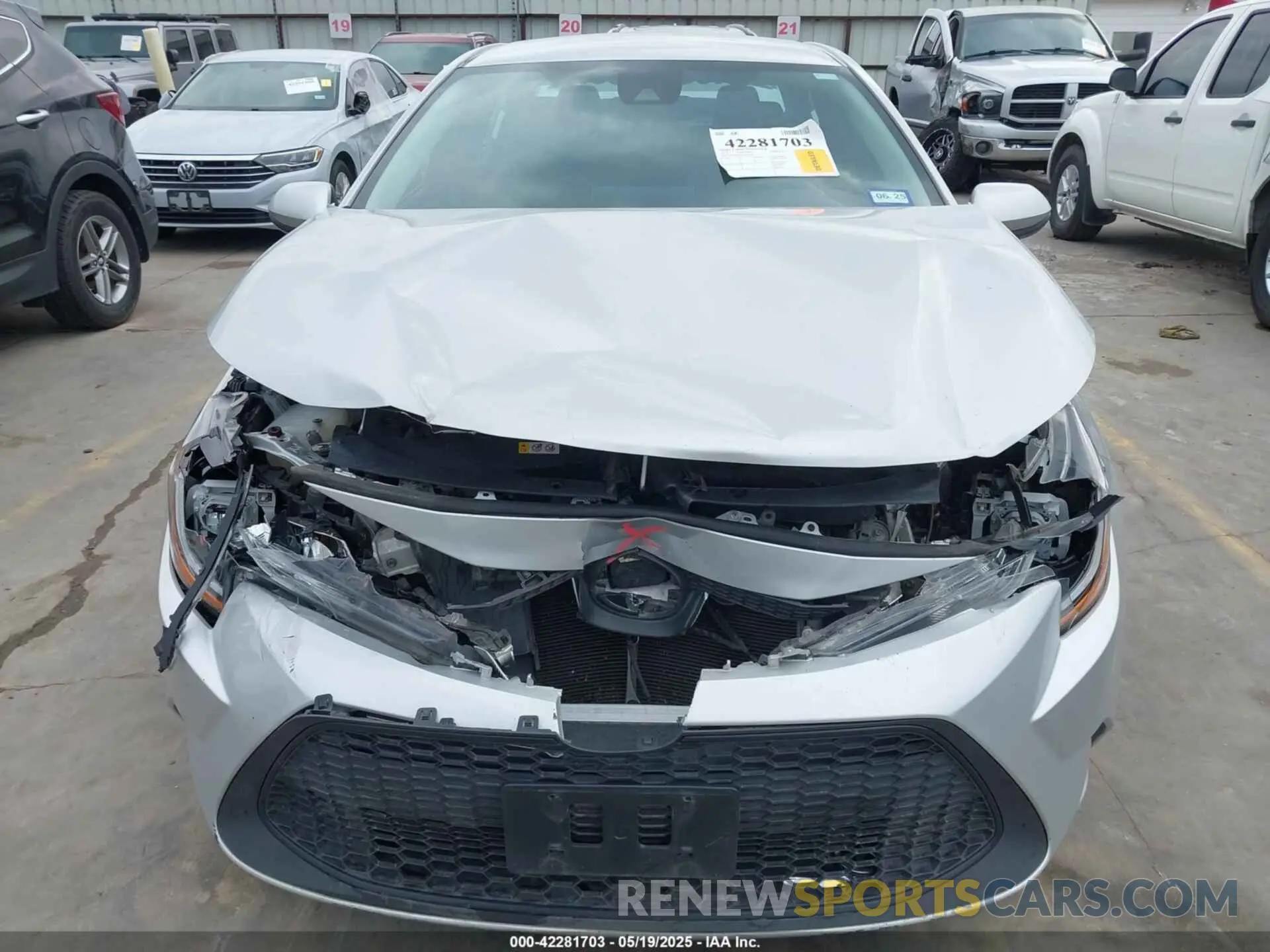 6 Photograph of a damaged car 5YFEPMAE2MP257501 TOYOTA COROLLA 2021