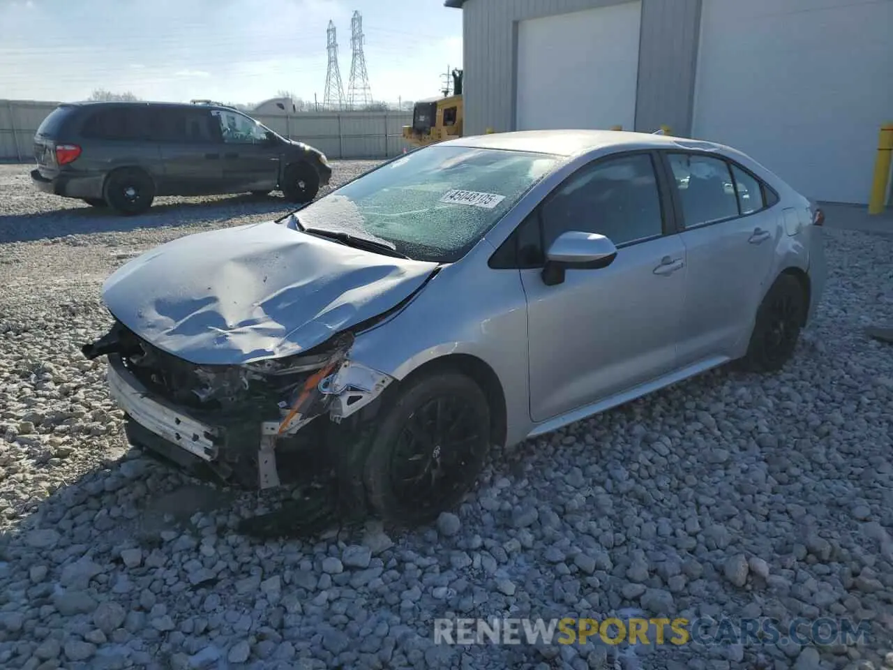 1 Photograph of a damaged car 5YFEPMAE2MP266456 TOYOTA COROLLA 2021