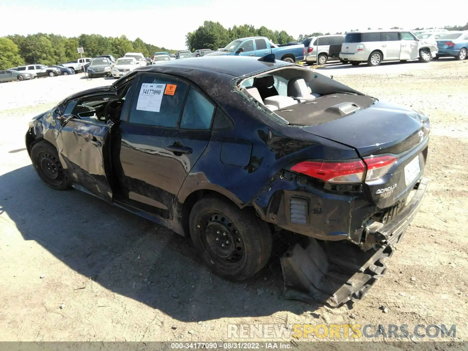 3 Photograph of a damaged car 5YFEPMAE3MP148383 TOYOTA COROLLA 2021