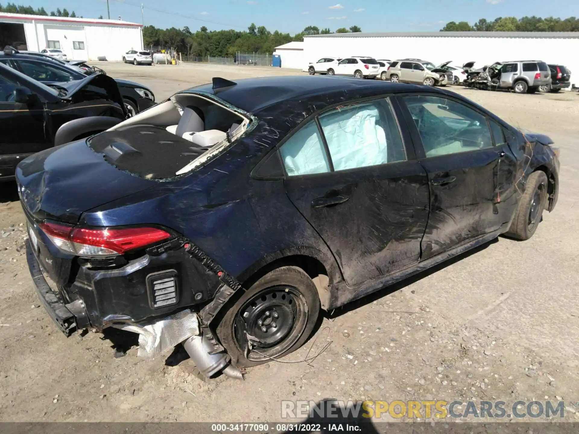 4 Photograph of a damaged car 5YFEPMAE3MP148383 TOYOTA COROLLA 2021