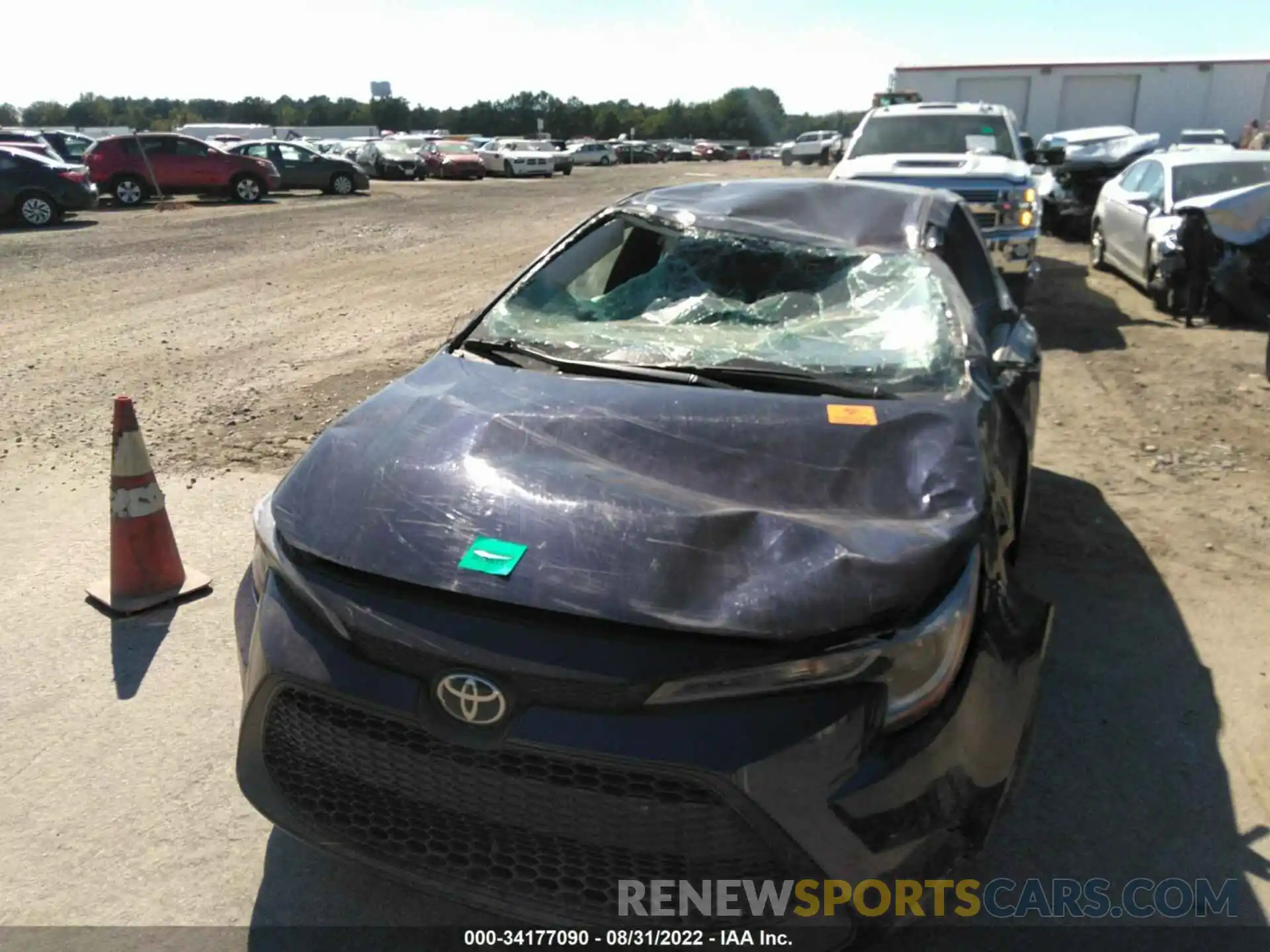 6 Photograph of a damaged car 5YFEPMAE3MP148383 TOYOTA COROLLA 2021