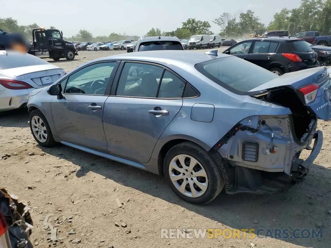 2 Photograph of a damaged car 5YFEPMAE3MP160176 TOYOTA COROLLA 2021