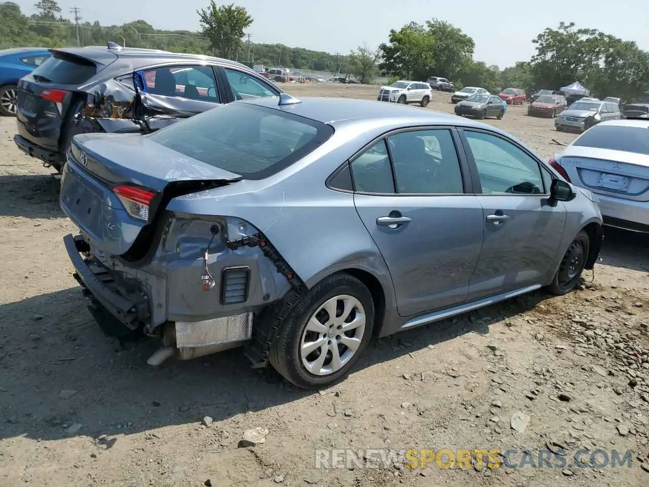 3 Photograph of a damaged car 5YFEPMAE3MP160176 TOYOTA COROLLA 2021