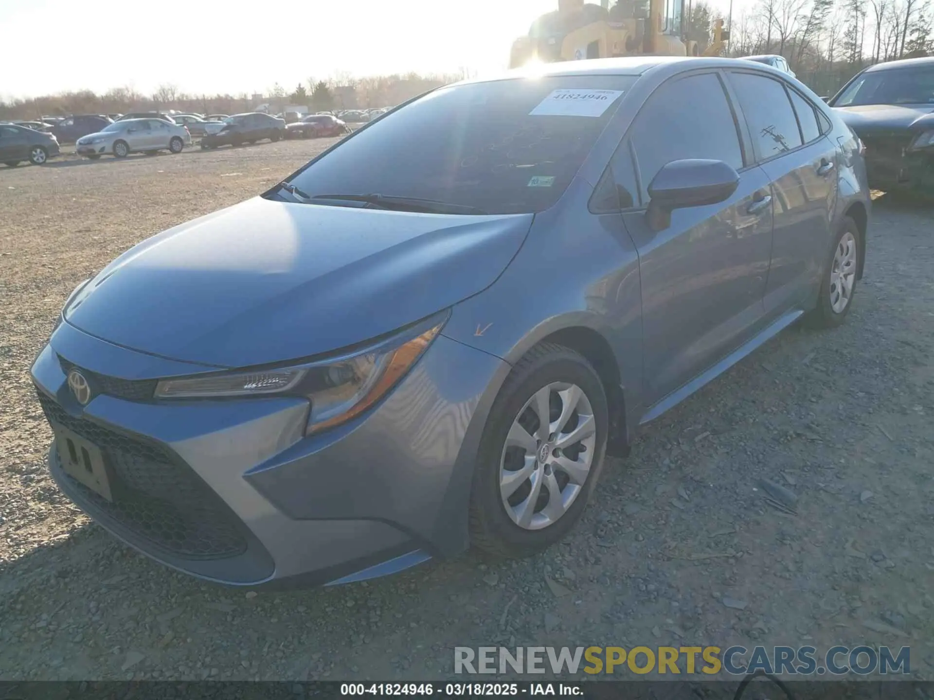 2 Photograph of a damaged car 5YFEPMAE3MP163711 TOYOTA COROLLA 2021