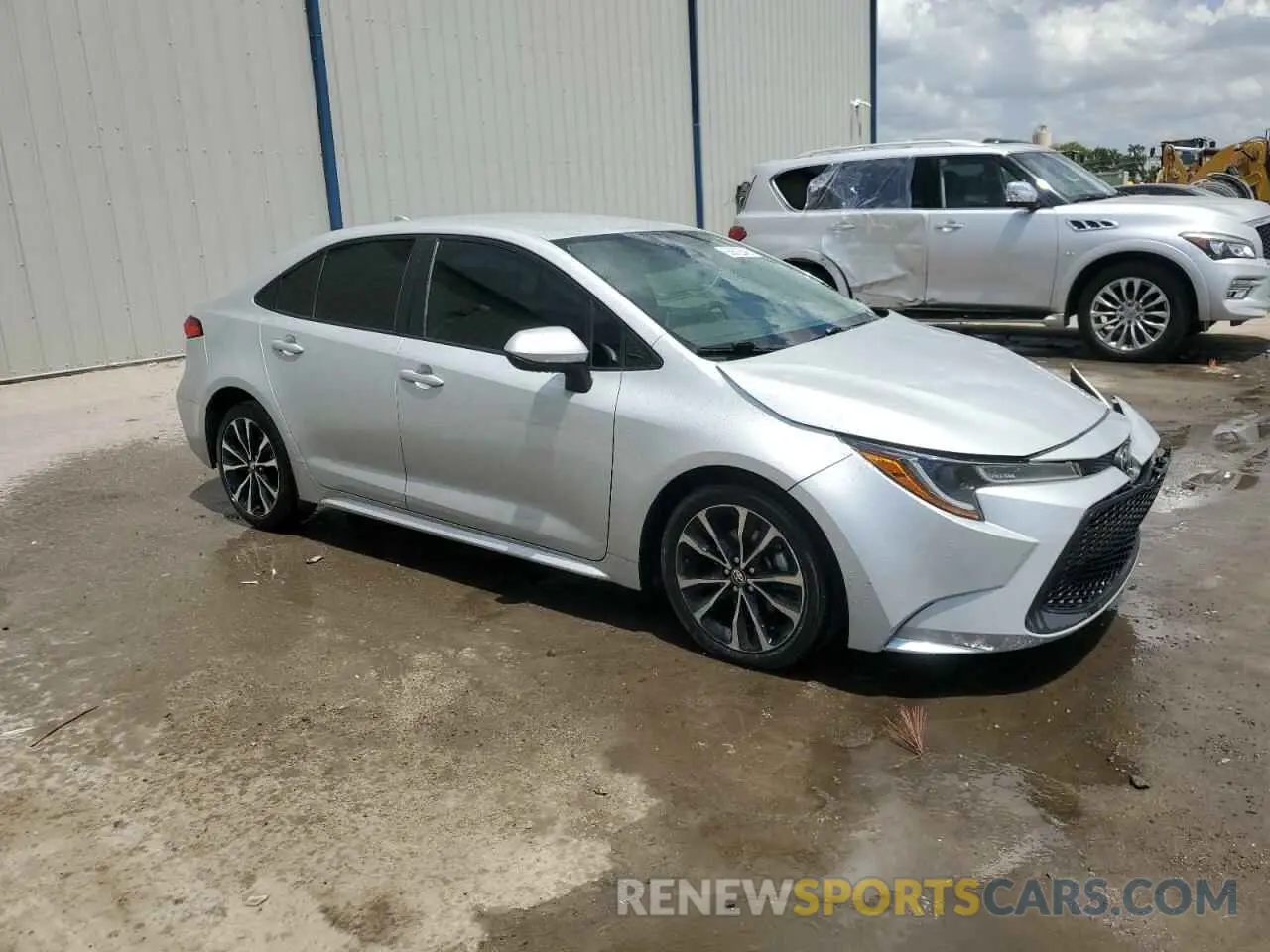 4 Photograph of a damaged car 5YFEPMAE3MP168424 TOYOTA COROLLA 2021