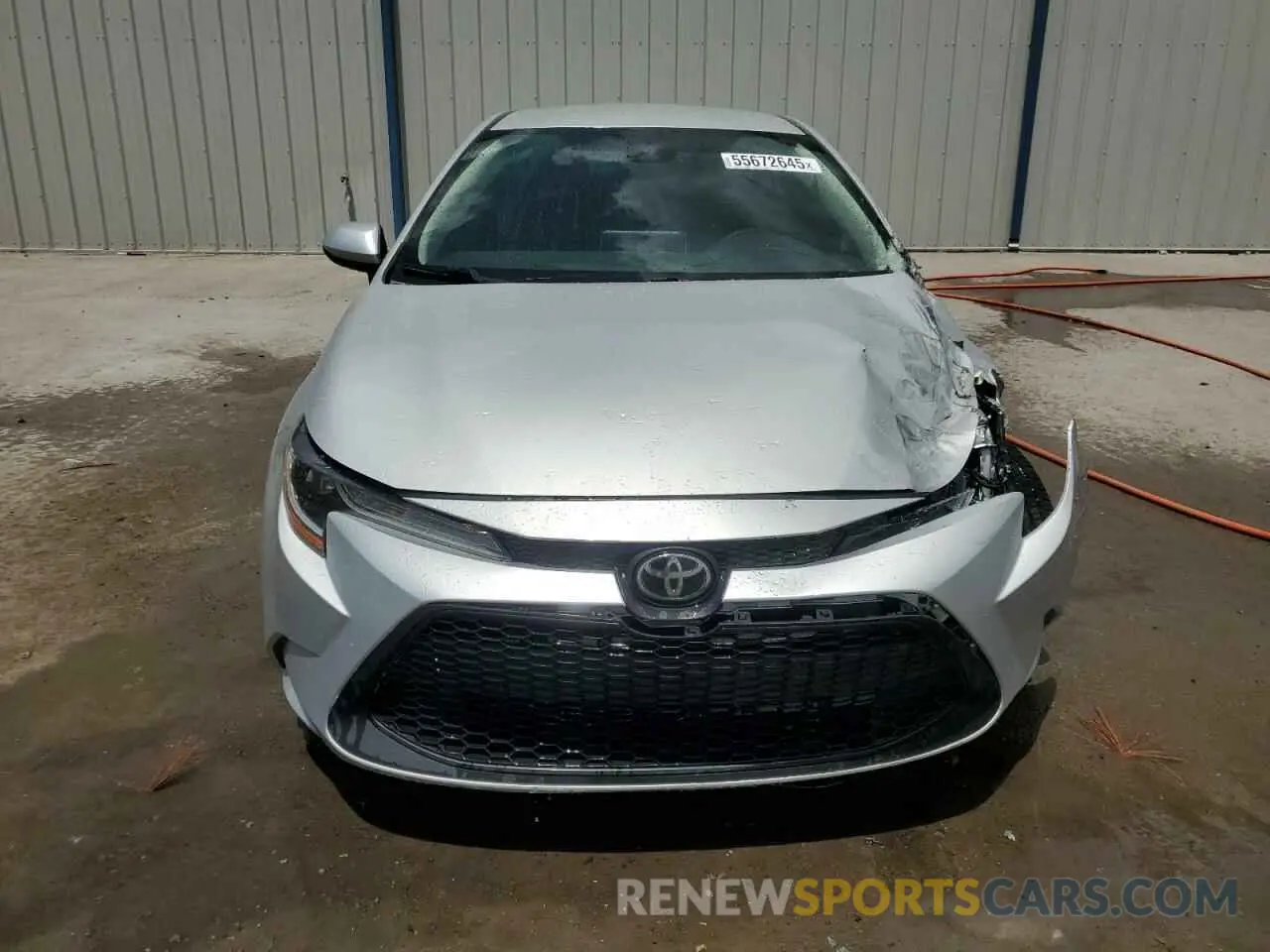 5 Photograph of a damaged car 5YFEPMAE3MP168424 TOYOTA COROLLA 2021