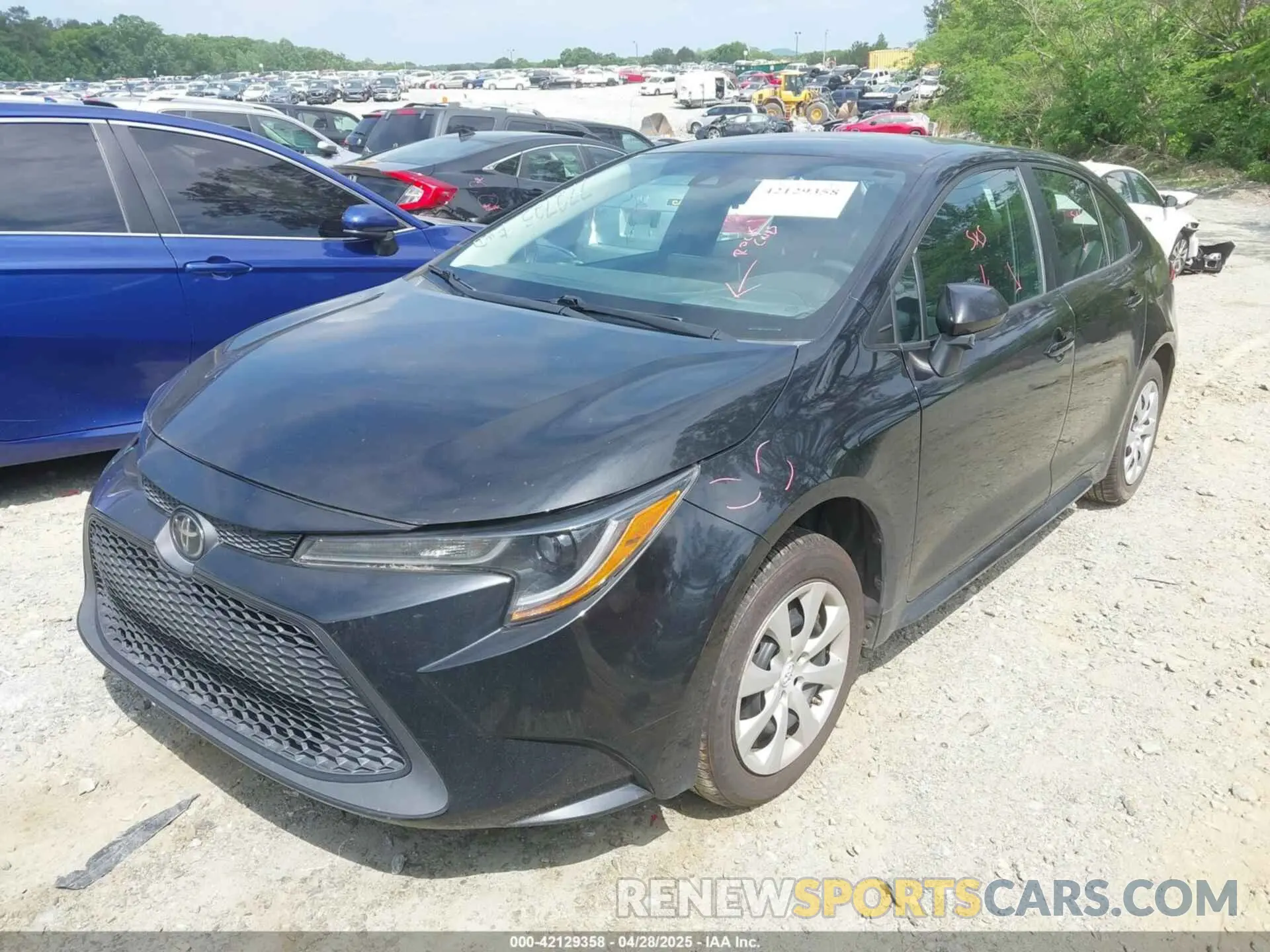 2 Photograph of a damaged car 5YFEPMAE3MP178659 TOYOTA COROLLA 2021