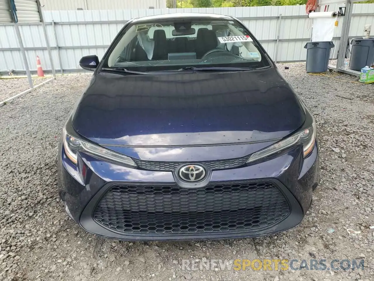 5 Photograph of a damaged car 5YFEPMAE3MP178919 TOYOTA COROLLA 2021
