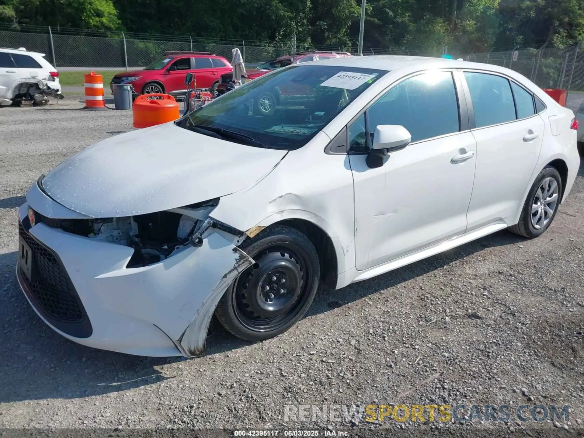 2 Photograph of a damaged car 5YFEPMAE3MP184185 TOYOTA COROLLA 2021