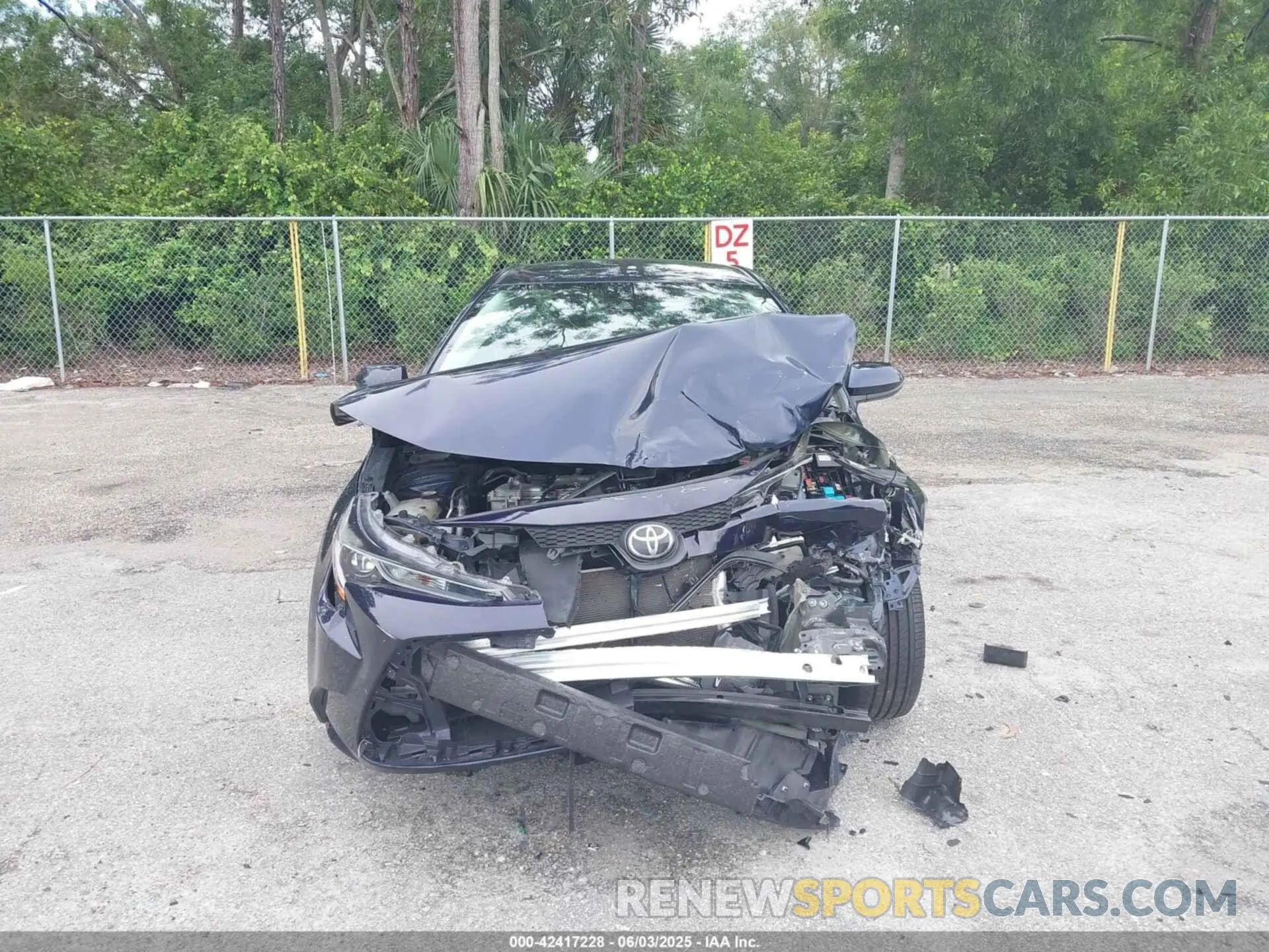 6 Photograph of a damaged car 5YFEPMAE3MP199155 TOYOTA COROLLA 2021
