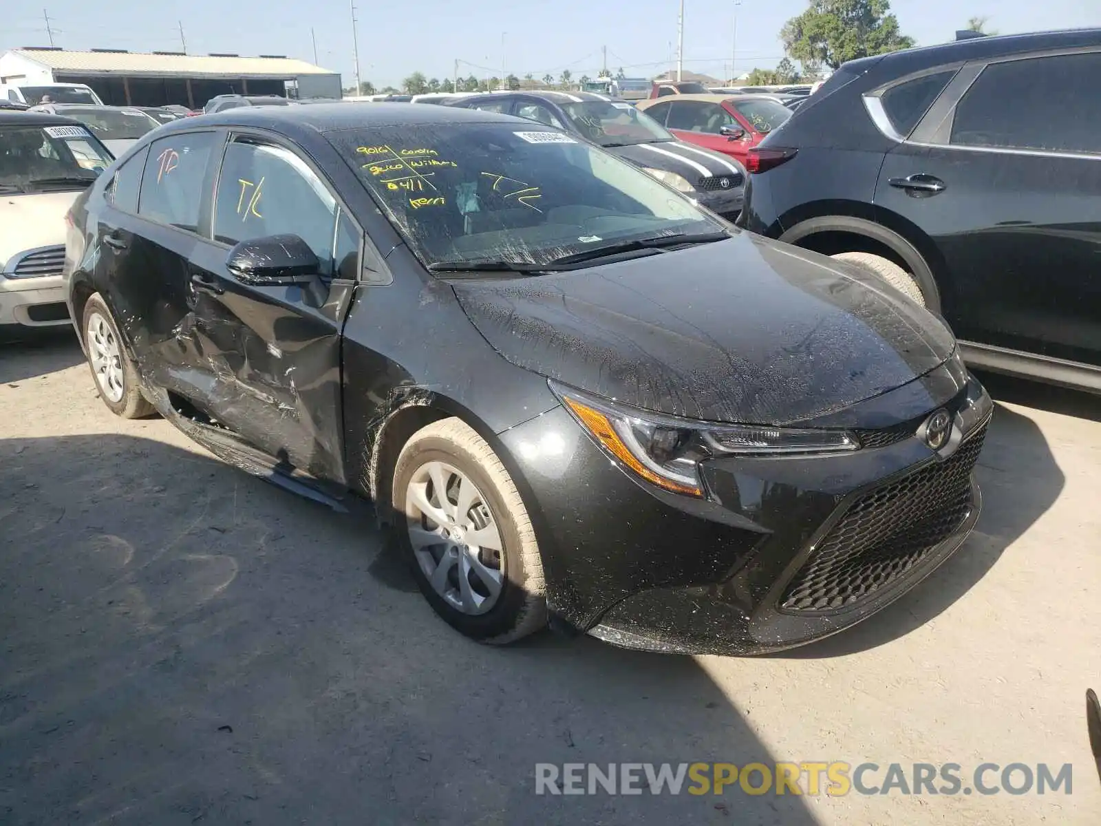 1 Photograph of a damaged car 5YFEPMAE3MP203169 TOYOTA COROLLA 2021