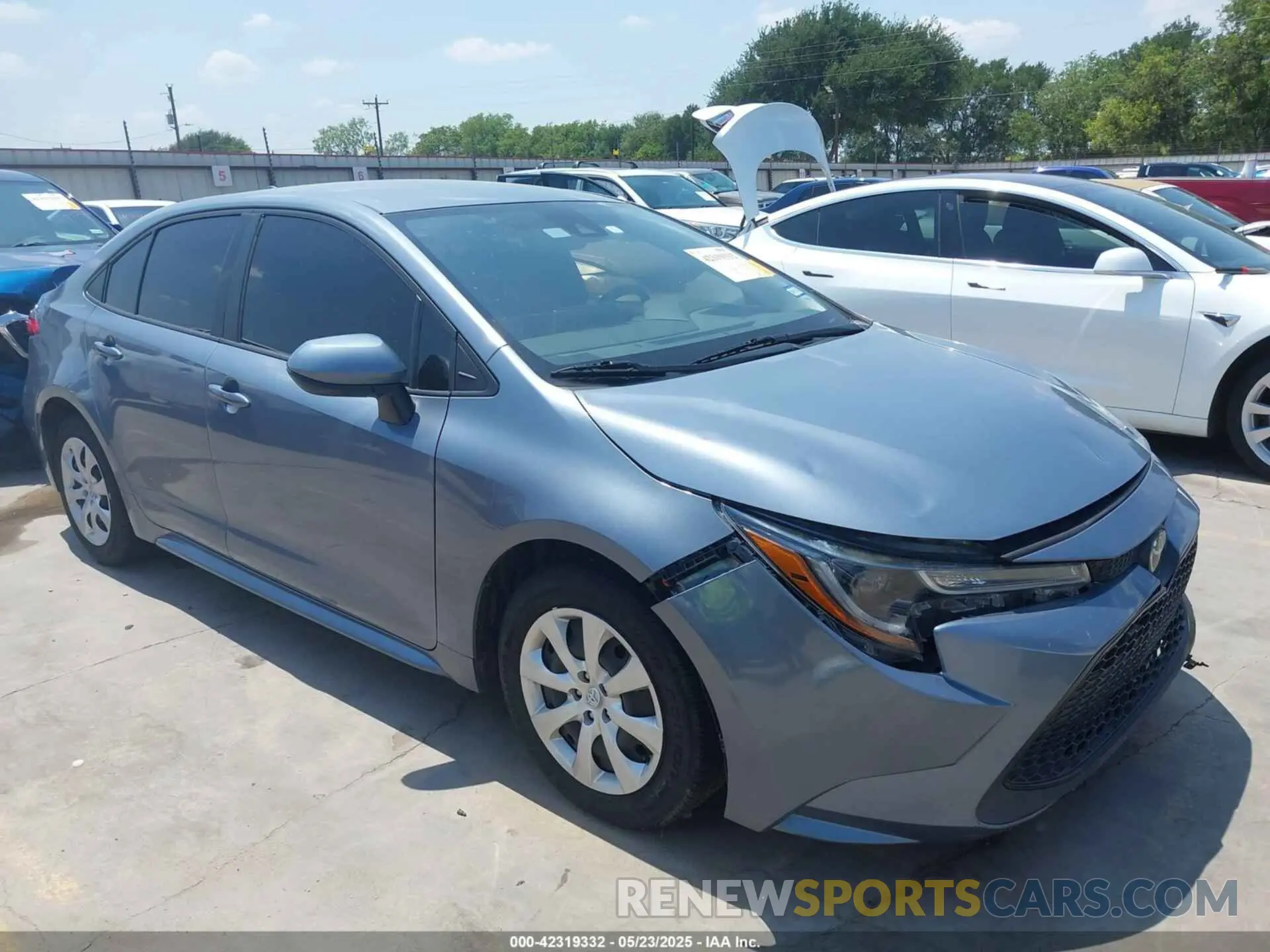 1 Photograph of a damaged car 5YFEPMAE3MP204984 TOYOTA COROLLA 2021