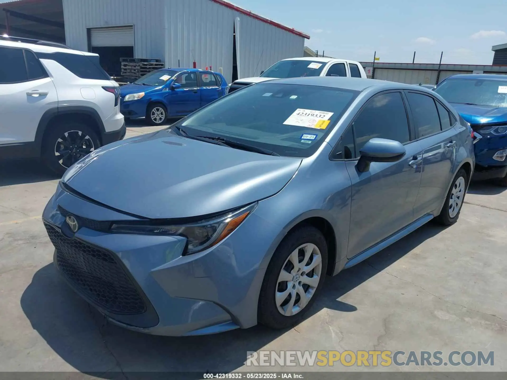 2 Photograph of a damaged car 5YFEPMAE3MP204984 TOYOTA COROLLA 2021