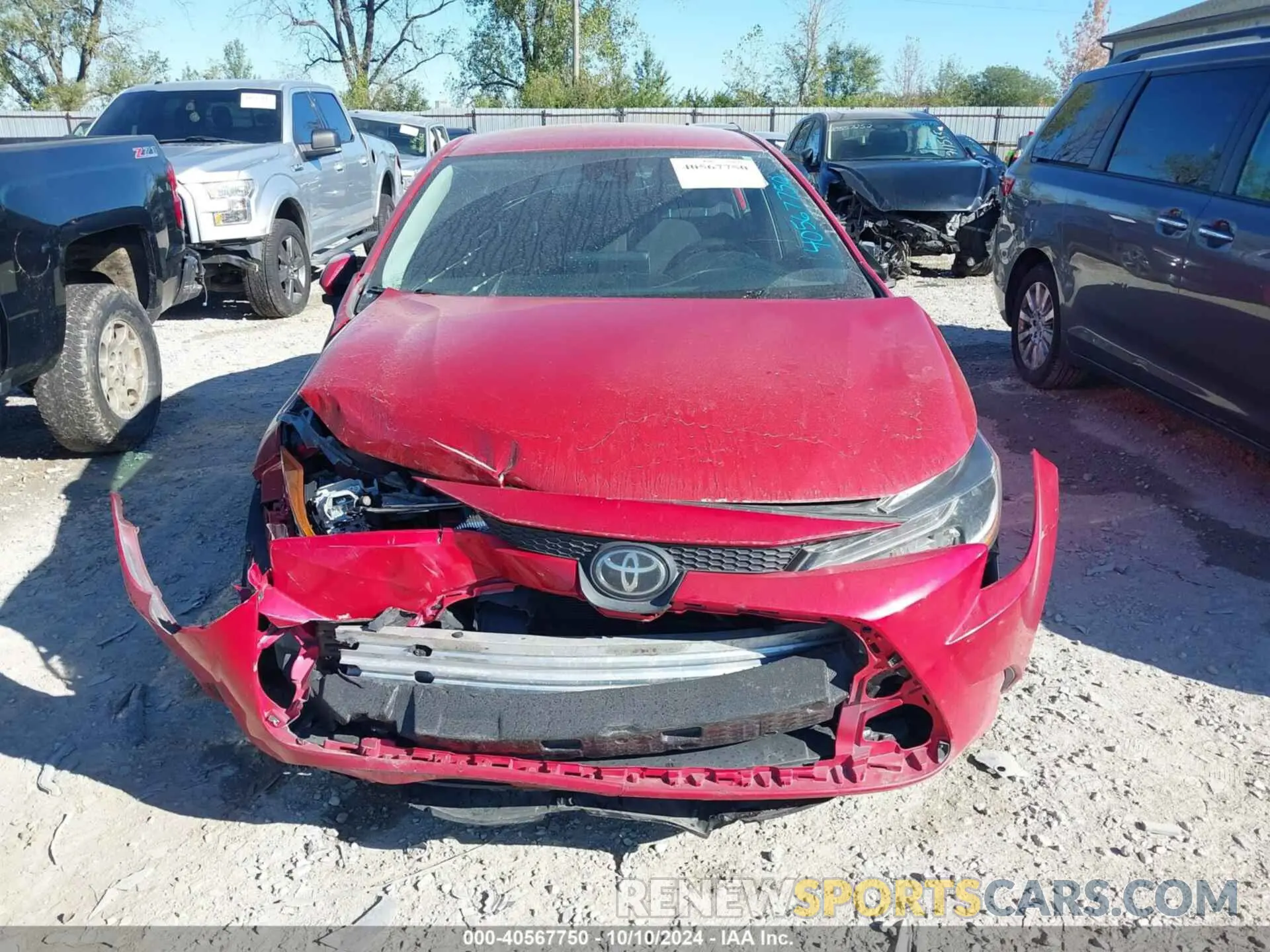 12 Photograph of a damaged car 5YFEPMAE3MP205536 TOYOTA COROLLA 2021