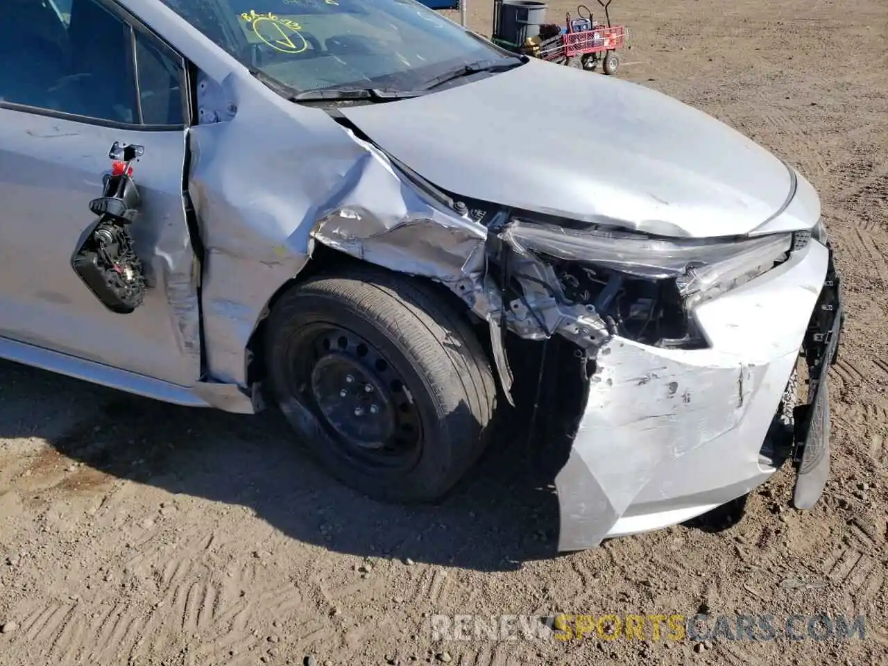 9 Photograph of a damaged car 5YFEPMAE3MP209067 TOYOTA COROLLA 2021