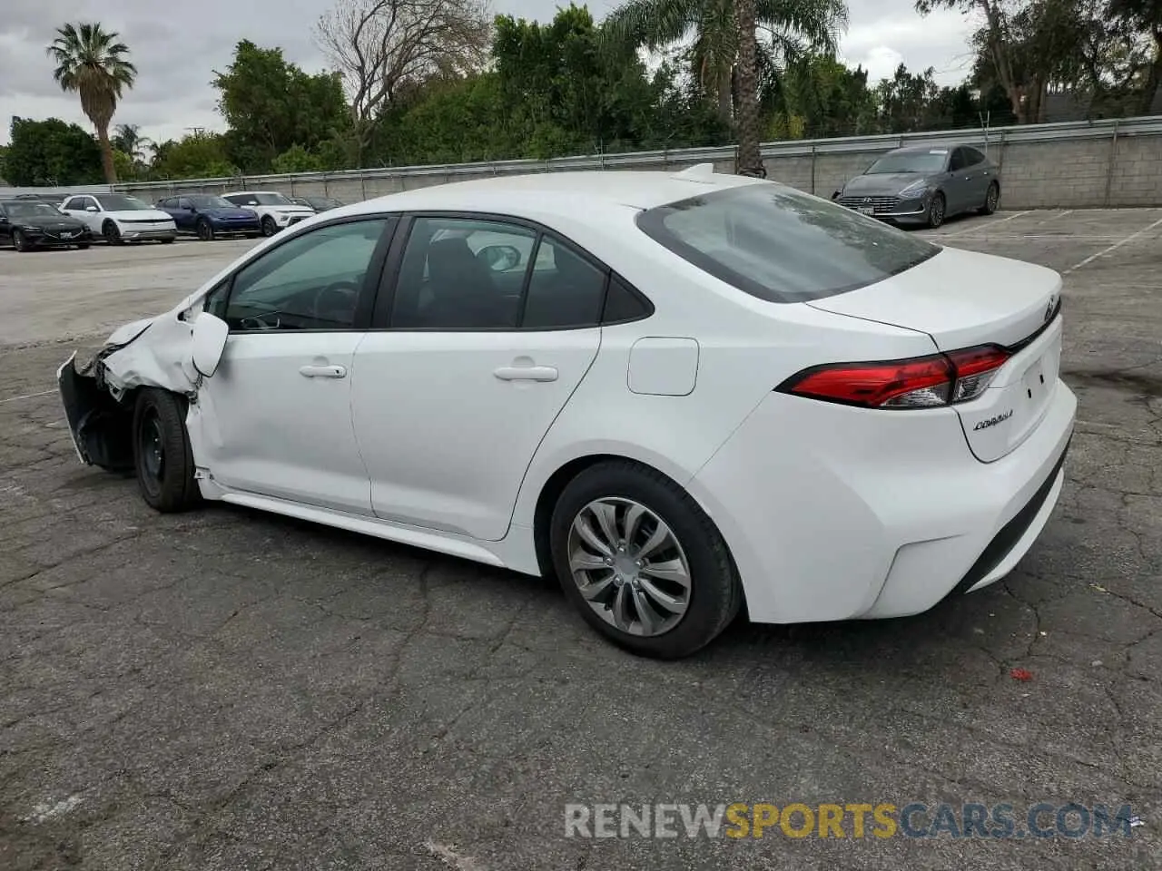 2 Photograph of a damaged car 5YFEPMAE3MP212325 TOYOTA COROLLA 2021