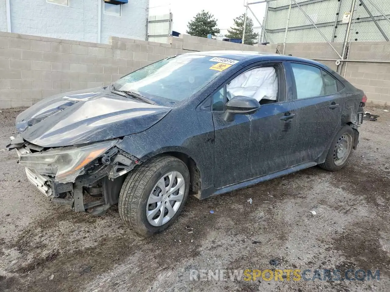 1 Photograph of a damaged car 5YFEPMAE3MP212731 TOYOTA COROLLA 2021