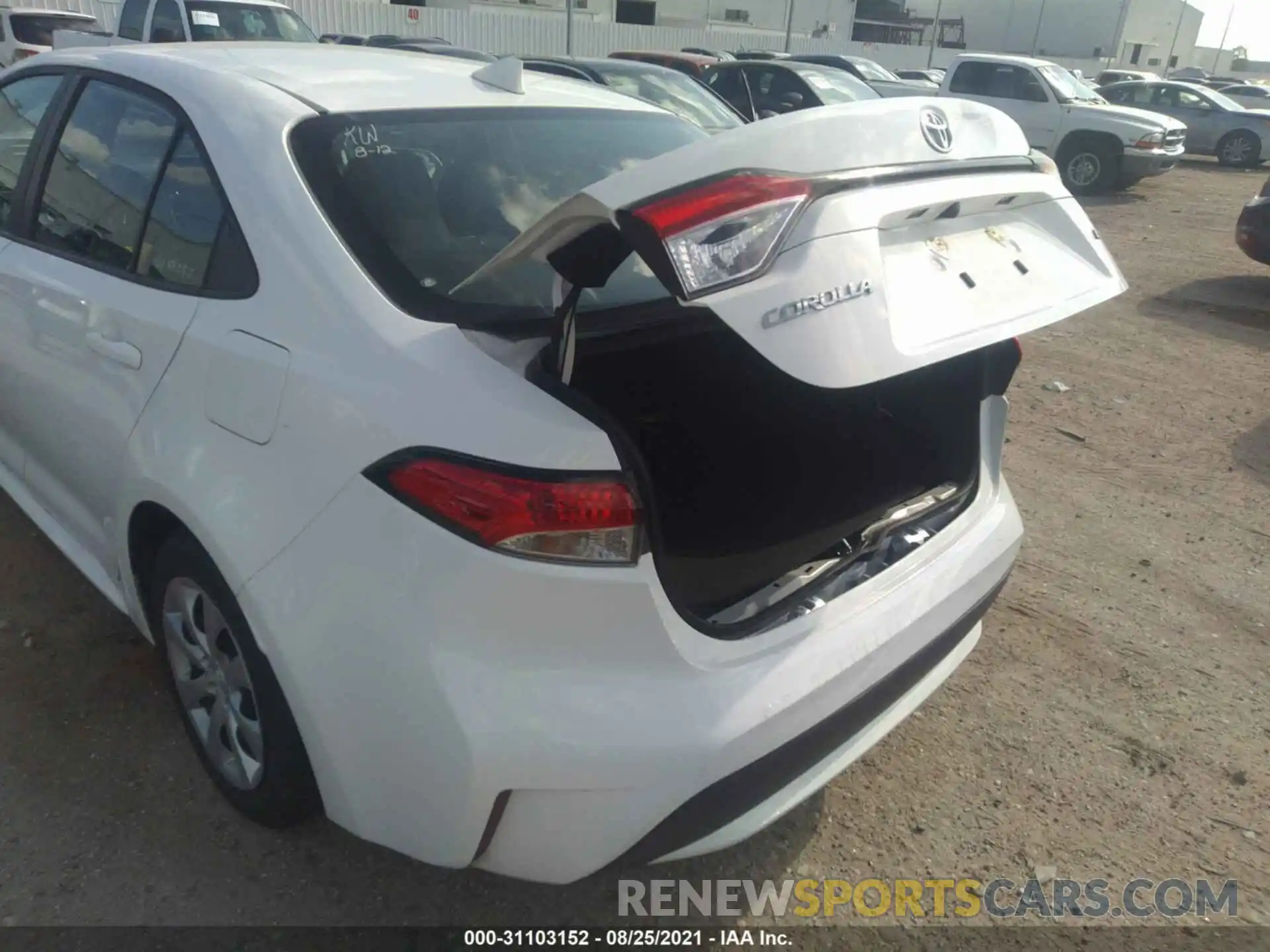 6 Photograph of a damaged car 5YFEPMAE3MP217007 TOYOTA COROLLA 2021