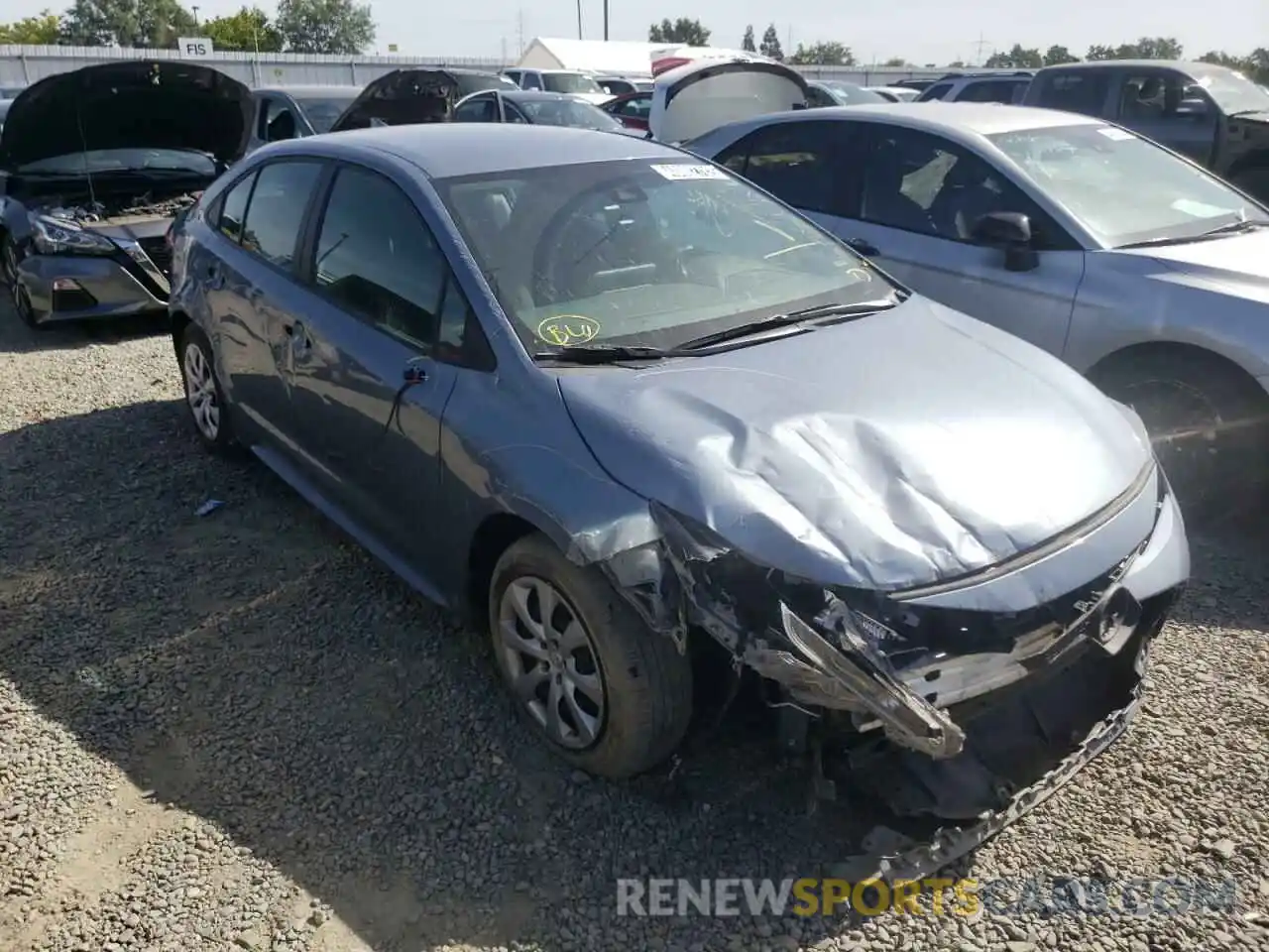 9 Photograph of a damaged car 5YFEPMAE3MP218917 TOYOTA COROLLA 2021