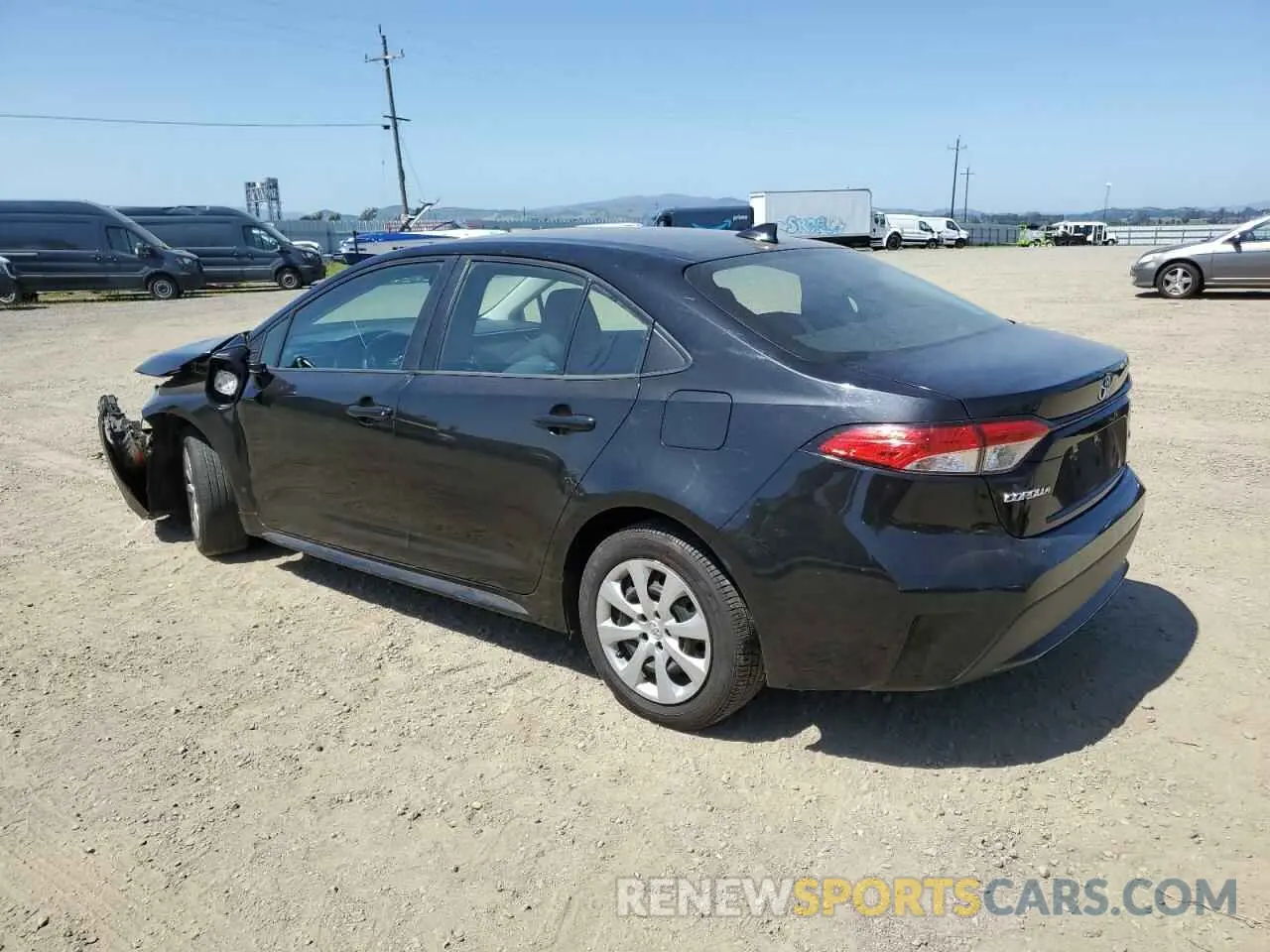 2 Photograph of a damaged car 5YFEPMAE3MP219050 TOYOTA COROLLA 2021