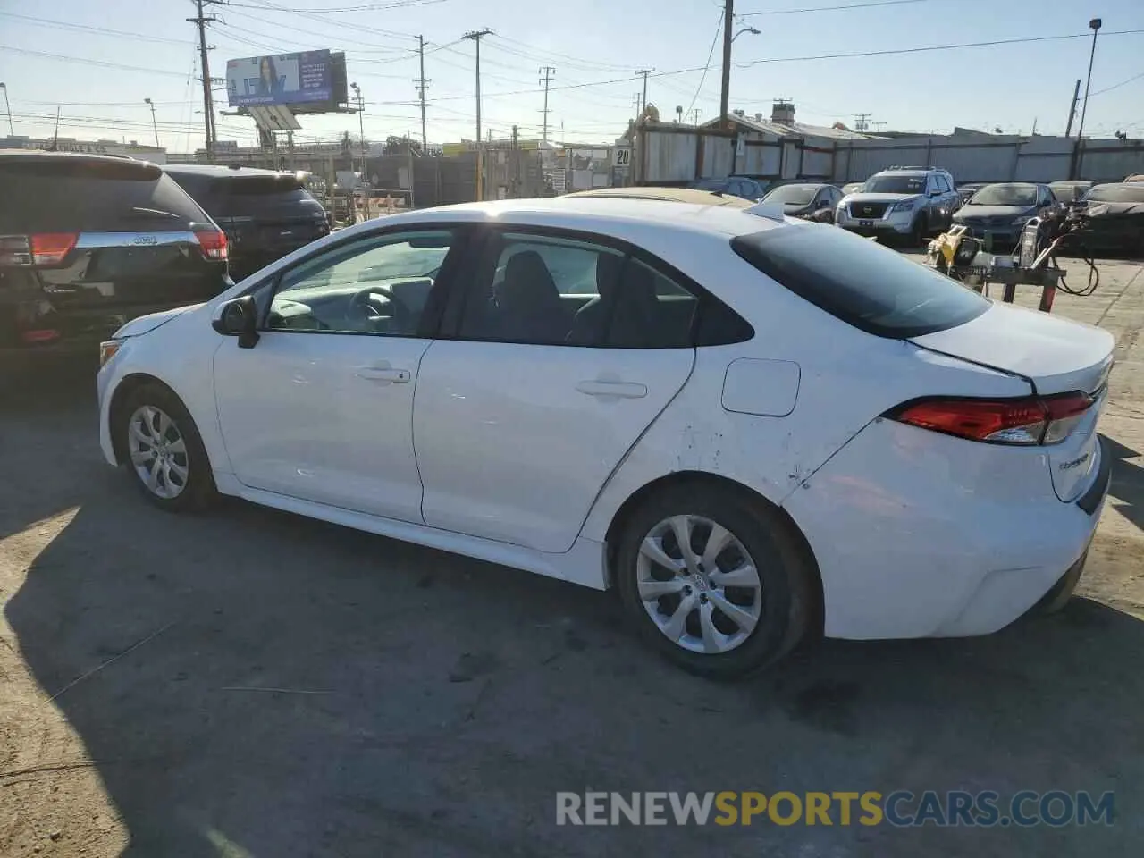 2 Photograph of a damaged car 5YFEPMAE3MP219100 TOYOTA COROLLA 2021