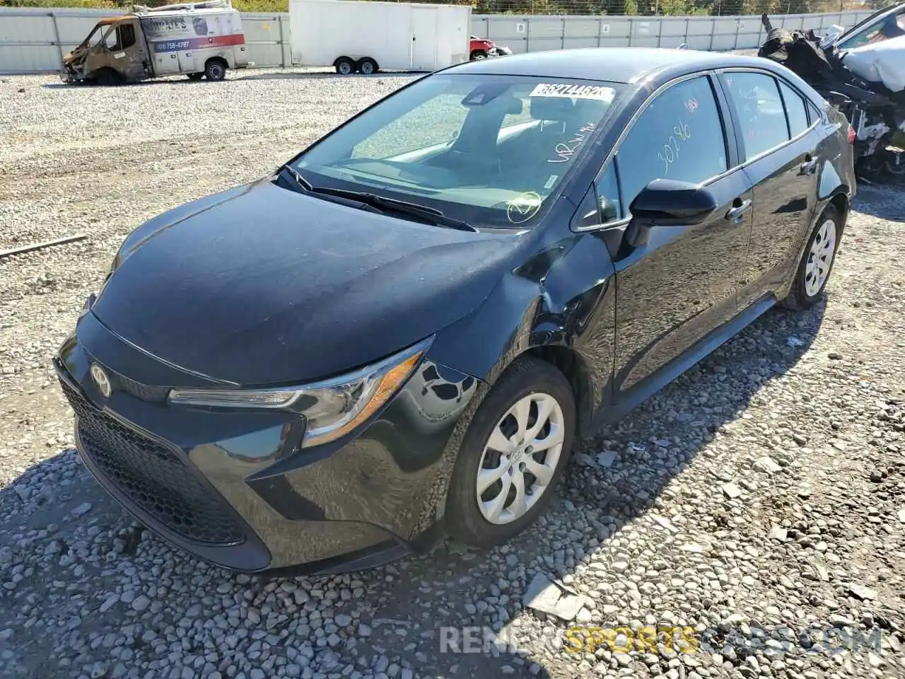 1 Photograph of a damaged car 5YFEPMAE3MP221817 TOYOTA COROLLA 2021