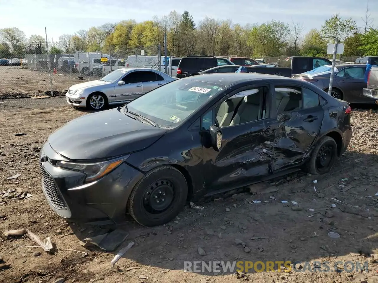 1 Photograph of a damaged car 5YFEPMAE3MP226810 TOYOTA COROLLA 2021