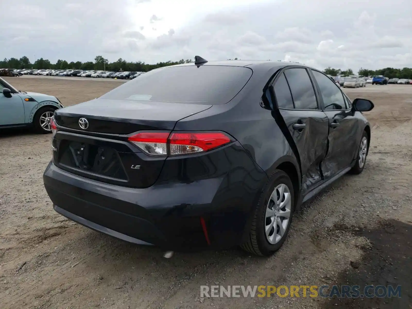 4 Photograph of a damaged car 5YFEPMAE3MP229268 TOYOTA COROLLA 2021