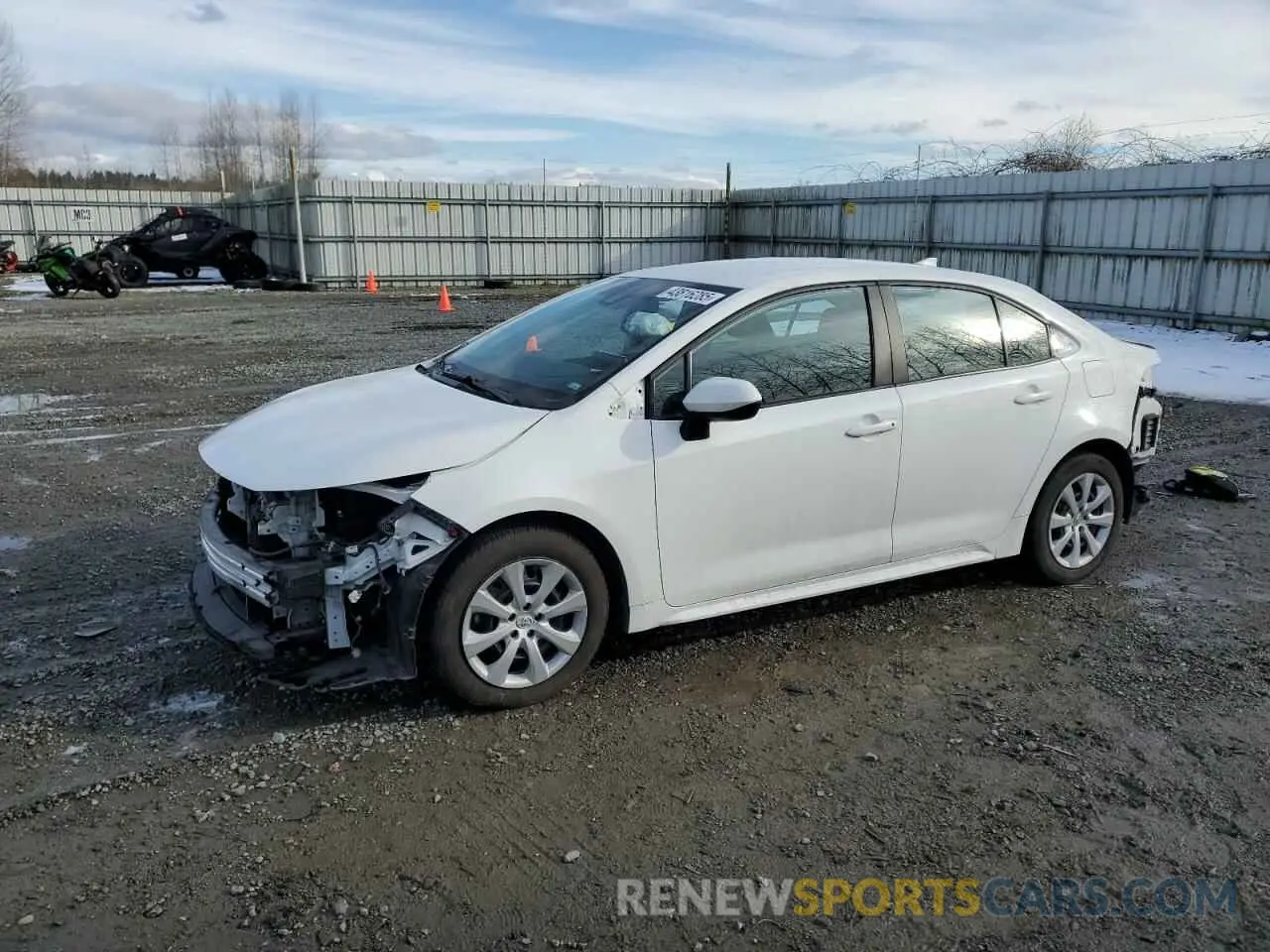 1 Photograph of a damaged car 5YFEPMAE3MP230498 TOYOTA COROLLA 2021