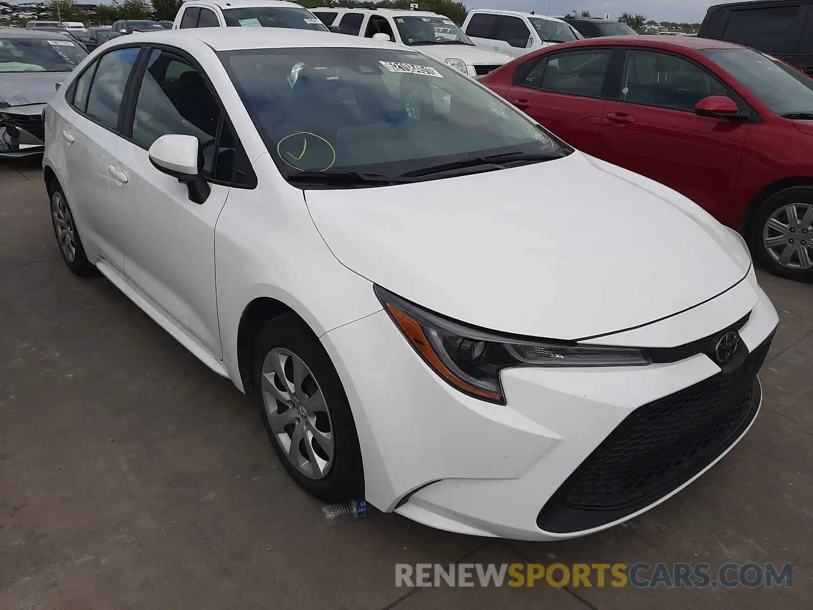 1 Photograph of a damaged car 5YFEPMAE3MP232333 TOYOTA COROLLA 2021