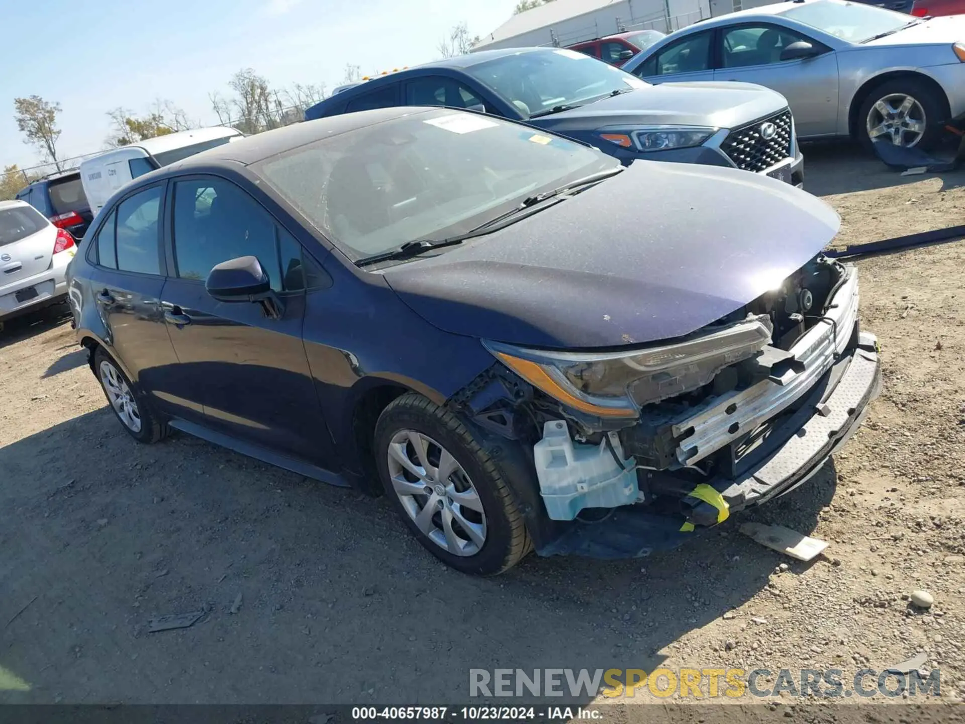 1 Photograph of a damaged car 5YFEPMAE3MP233319 TOYOTA COROLLA 2021