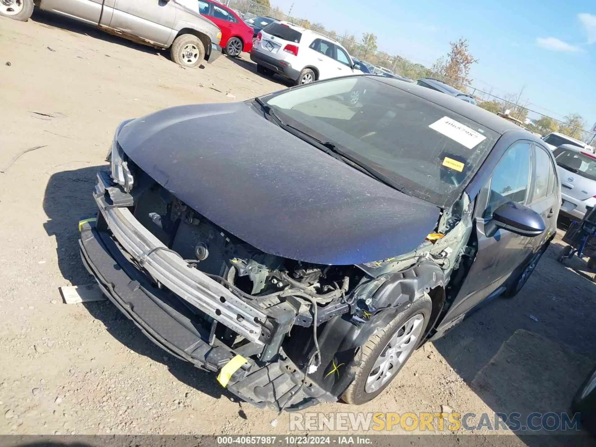2 Photograph of a damaged car 5YFEPMAE3MP233319 TOYOTA COROLLA 2021