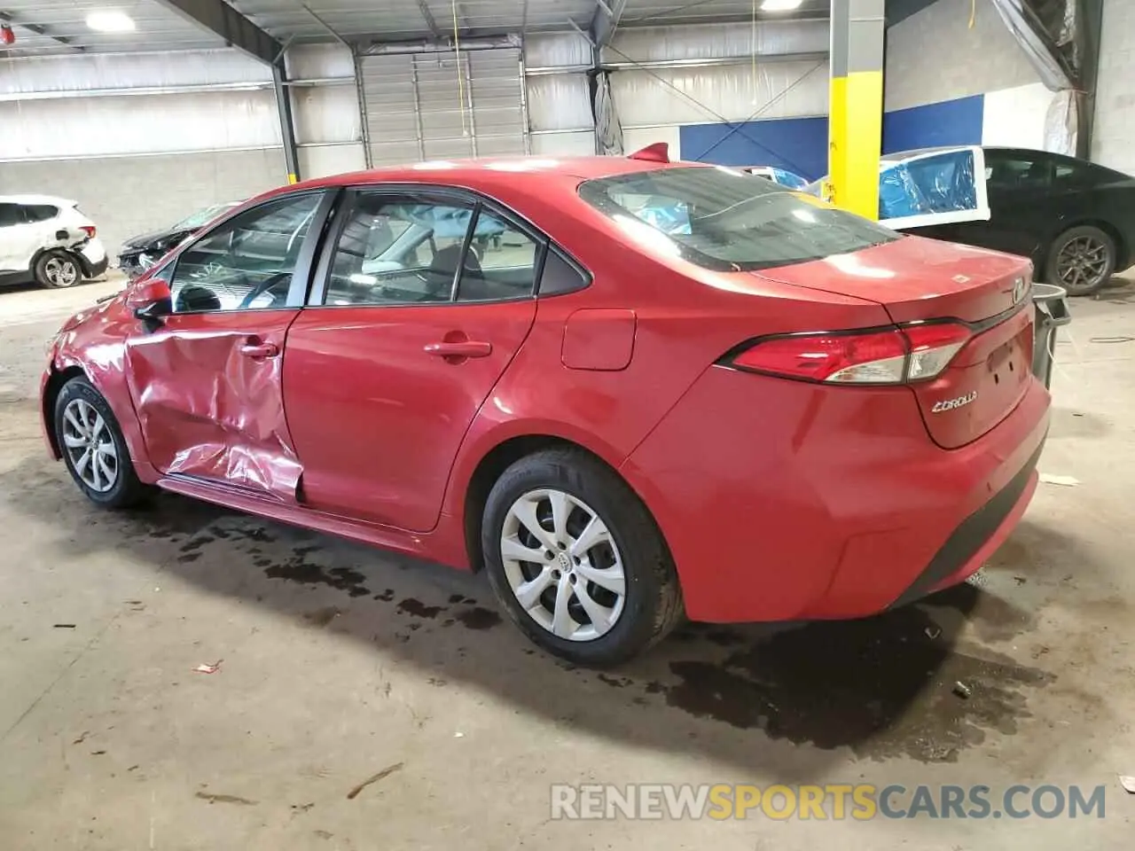 2 Photograph of a damaged car 5YFEPMAE3MP237127 TOYOTA COROLLA 2021