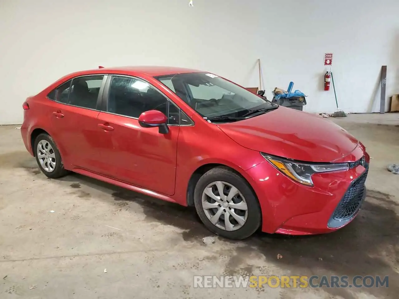 4 Photograph of a damaged car 5YFEPMAE3MP237127 TOYOTA COROLLA 2021