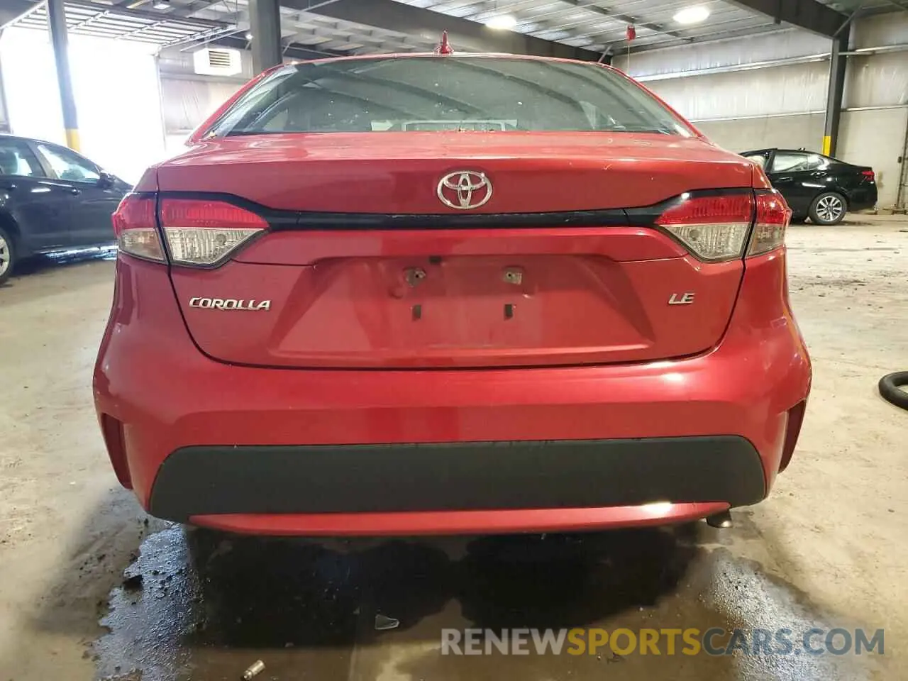 6 Photograph of a damaged car 5YFEPMAE3MP237127 TOYOTA COROLLA 2021