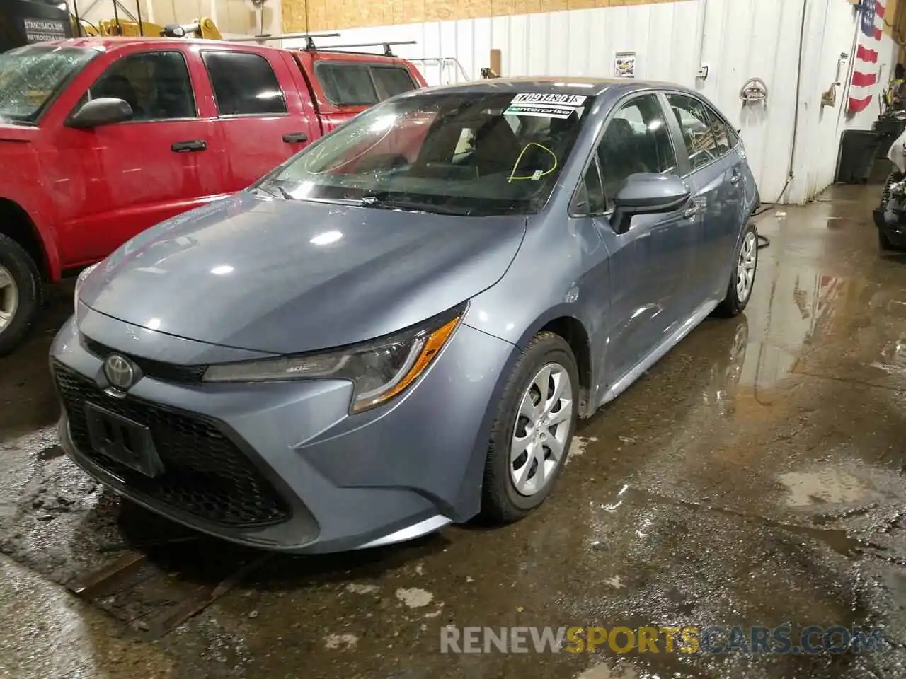 2 Photograph of a damaged car 5YFEPMAE3MP238309 TOYOTA COROLLA 2021